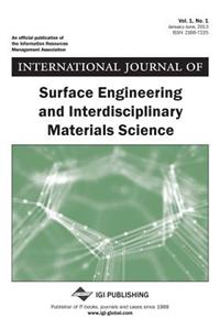 International Journal of Surface Engineering and Interdisciplinary Materials Science, Vol 1 ISS 1