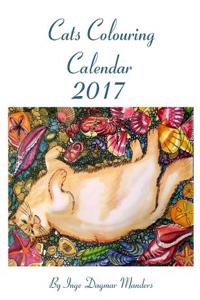 Cat Coloring Calendar 2017