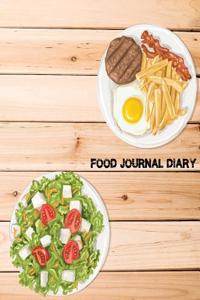 Food Journal Diary: 7.5x9.25 Food Journal and Planner 60 Days Challenge(120 Pages) - Food Journal Notebook - Vol.10: Food Journal