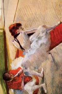 ''Dancers Resting'' by Edgar Degas - 1879
