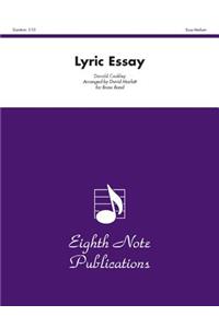 Lyric Essay