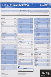 ICD-10 Snapshot 2016 Coding Cards Dental Oms