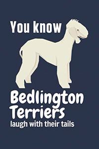 You know Bedlington Terriers laugh with their tails