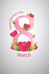 8 march women's day (gift notebook)