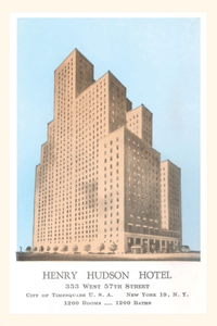 Vintage Journal Henry Hudson Hotel, New York City