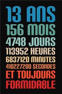 13 Ans Et Toujours Formidable