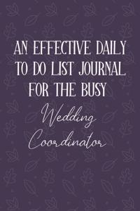AN EFFECTIVE DAILY TO DO LIST JOURNAL FOR THE BUSY Wedding Coodinator