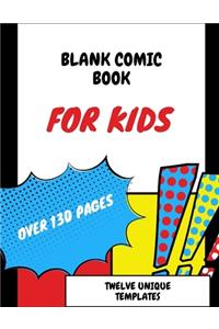 Blank Comic Book For Kids