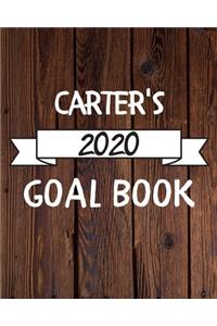 Carter's 2020 Goal Book