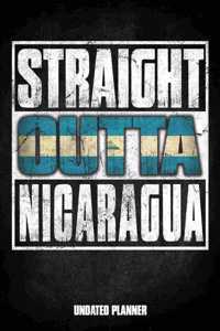 Straight Outta Nicaragua Undated Planner