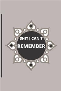 Shit I Can't Remember.