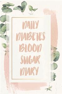 Daily Diabetes Blood Sugar Diary