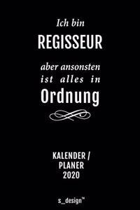 Kalender 2020 für Regisseure / Regisseur / Regisseurin