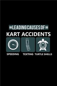 Leading causes of kart accidents