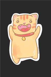 Victory Cat Notebook