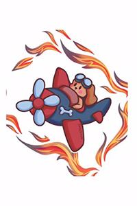 Funny Dog Pilot Notebook