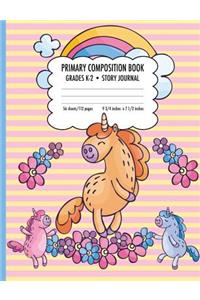 Primary Composition Book Grades K-2 Story Journal