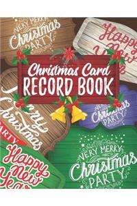 Christmas Card Record Book