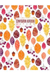 Composition Notebook Autumn