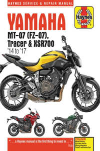 Yamaha MT-07, Tracer & XSR700 (14 to 17) Haynes Repair Manual