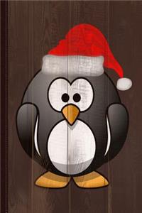 Christmas Santa Penguin Journal Notebook