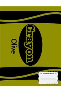 Crayon olive