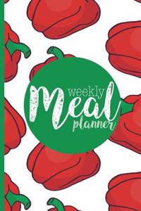 Meal Planner: Plan Your Meals Weekly (52 Week Food Planner, Journal, Diary, Log, Calendar, Grocery List) Track, Prep and Planning