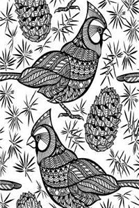 Color My Cover Christmas Journal - Christmas Partridge