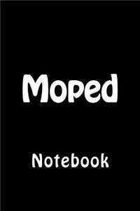 Moped: Notebook 150 Lined Pages 6x9 Softcover