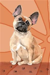 Journal Notebook For Dog Lovers, French Bulldog Sitting Pretty 7