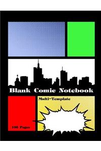 Blank Comic Notebook Multi-Template