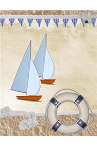 Summer Sailing at the Beach Notebook