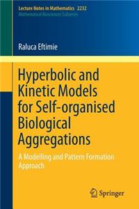 Hyperbolic and Kinetic Models for Self-Organised Biological Aggregations