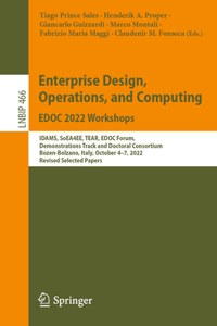 Enterprise Design, Operations, and Computing. Edoc 2022 Workshops