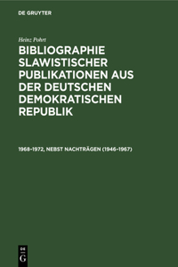 1968-1972, Nebst Nachträgen (1946-1967)
