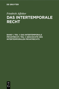 Intertemporale Privatrecht, Teil 1