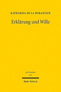 Erklärung und Wille