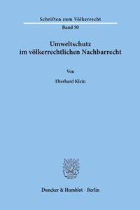 Umweltschutz Im Volkerrechtlichen Nachbarrecht