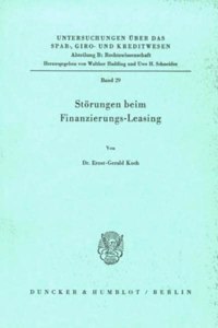 Storungen Beim Finanzierungs-Leasing