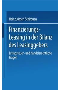 Finanzierungs-Leasing in Der Bilanz Des Leasinggebers