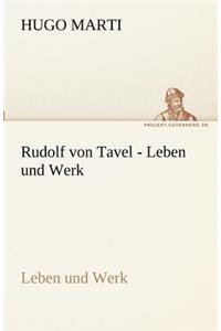 Rudolf Von Tavel - Leben Und Werk
