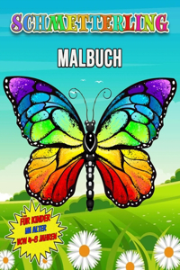 Schmetterling Malbuch für Kinder im Alter von 4-8 Jahren