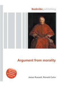 Argument from Morality