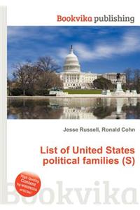 List of United States Political Families (S)