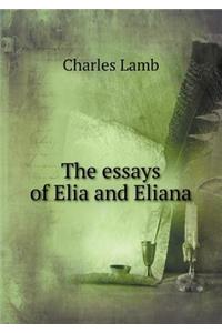 The Essays of Elia and Eliana