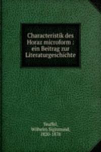 CHARACTERISTIK DES HORAZ MICROFORM EIN