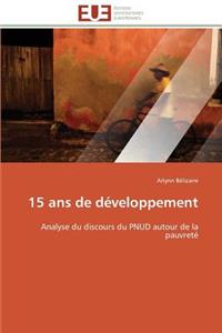 15 ANS de Développement