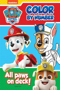 All Paws on Deck: Paw Patrol, Color By Number Activity Book