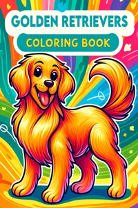 Golden Retrievers Coloring book