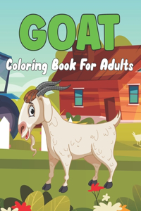 Goat Coloring Book for Adults